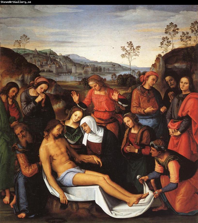 PERUGINO, Pietro The Lamentation over the Dead Christ